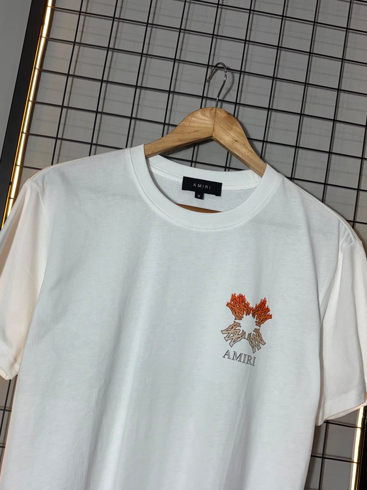 Camiseta Amiri Fire Branca