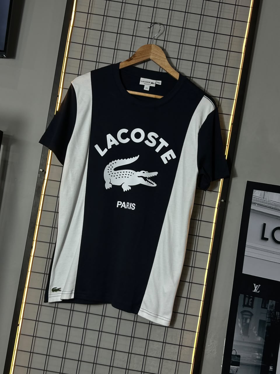 Camiseta LCST Paris Azul M./Branco