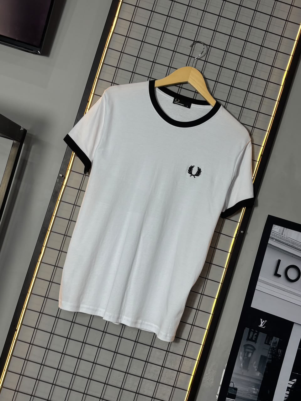Camiseta Fred Perry Branca