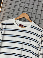 CAMISETA MANG. LONGA BROOKS. BRANCA/CINZA
