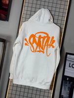 MOLETOM SYNA W. OFF WHITE/LARANJA