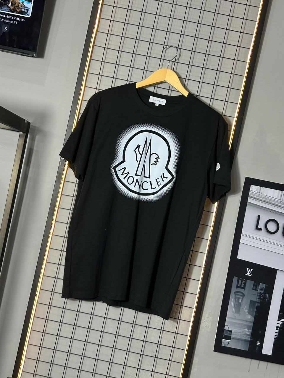 Camiseta Moncler Preta