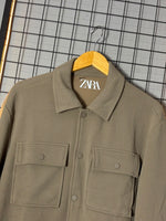 JAQUETA  ZARA C/ BOLSO MARROM
