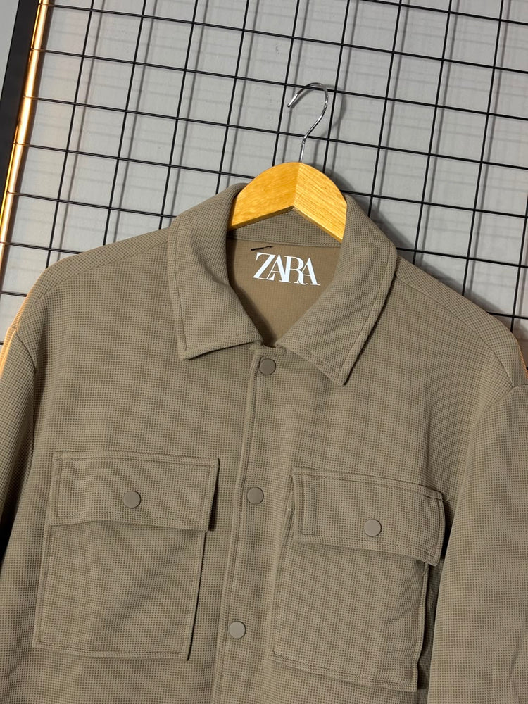 JAQUETA  ZARA C/ BOLSO MARROM