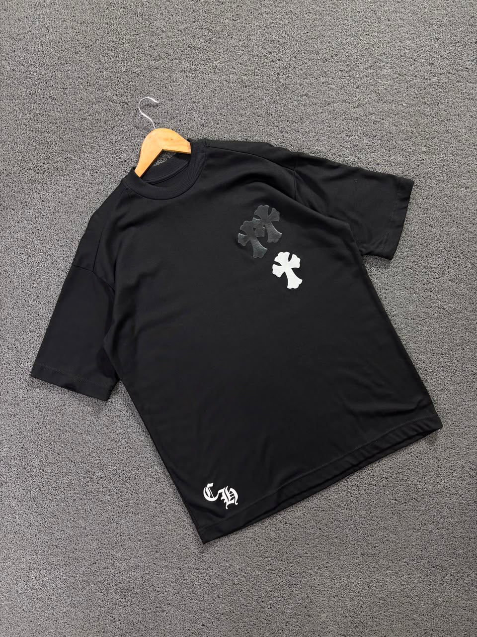 Camiseta Chrome Hearts Preta