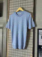 CAMISETA ZARA – ITALIANA AZUL BEBÊ