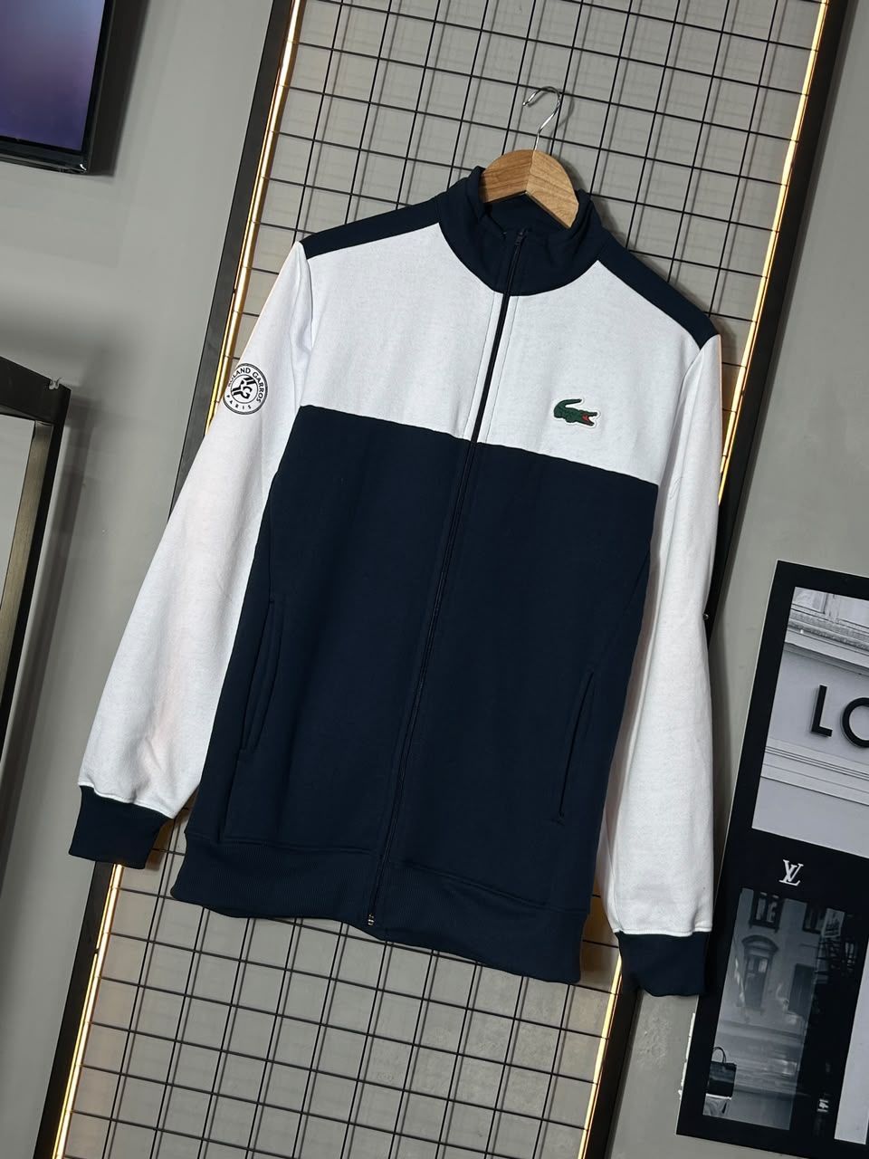 JAQUETA LCST ROLAND GARROS 2026 AZUL M.