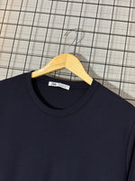 CAMISETA ZARA BÁSICA AZUL M.