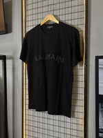 CAMISETA BALMAIN BRILHO PRETA