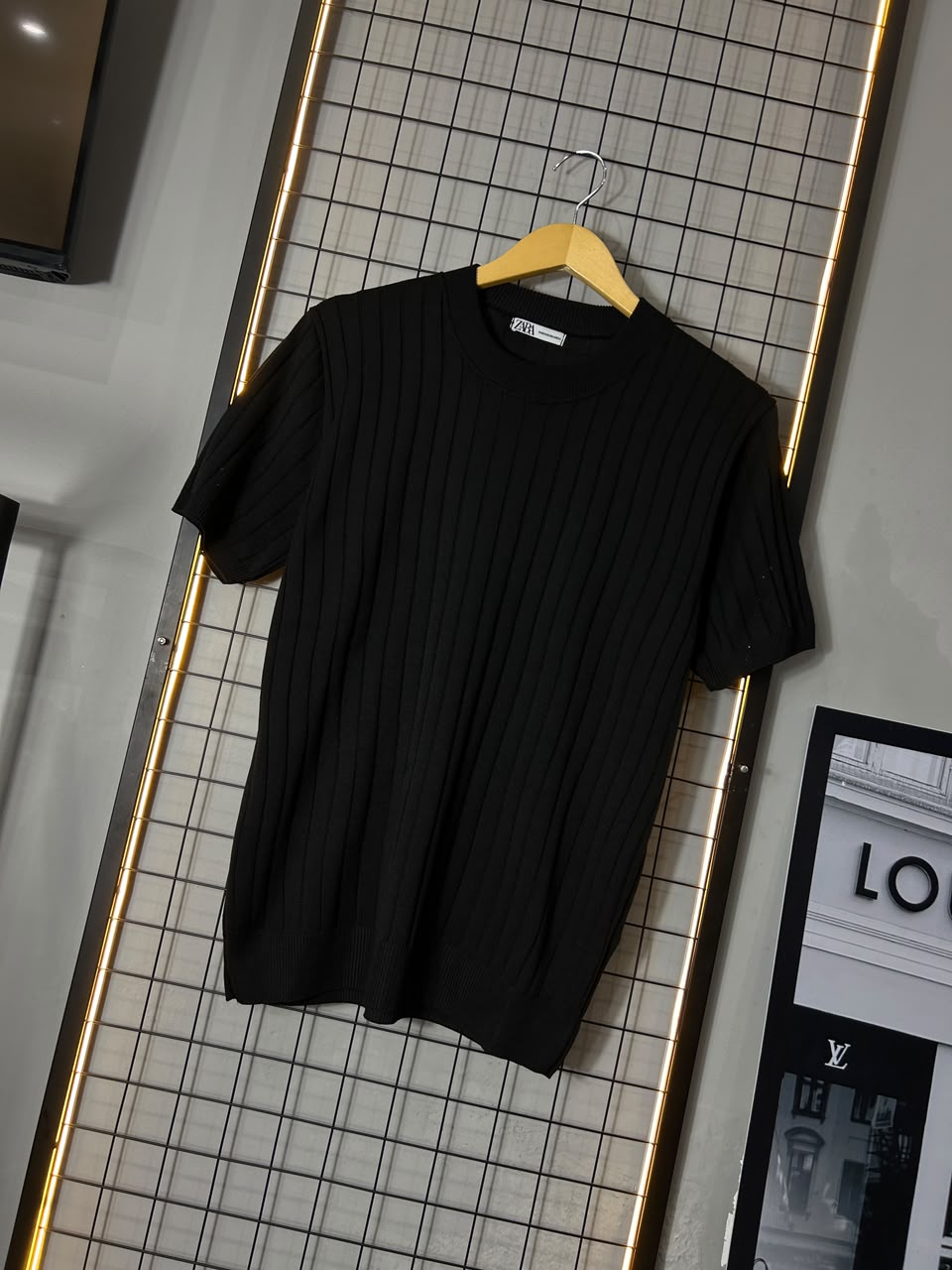 CAMISETA ZARA – ITALIANA PRETA