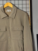JAQUETA  ZARA C/ BOLSO MARROM