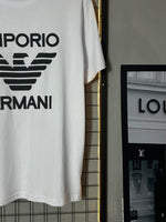 Camiseta EA7 Big Veludo Branca