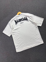 Camiseta Balenciaga x Paris Off White