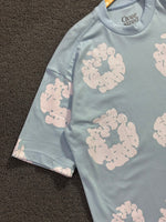 Camiseta Denim Tears Azul Bebê