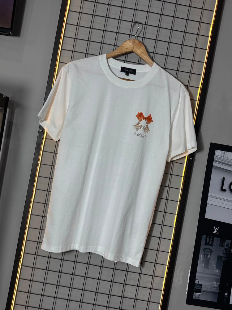 Camiseta Amiri Fire Branca