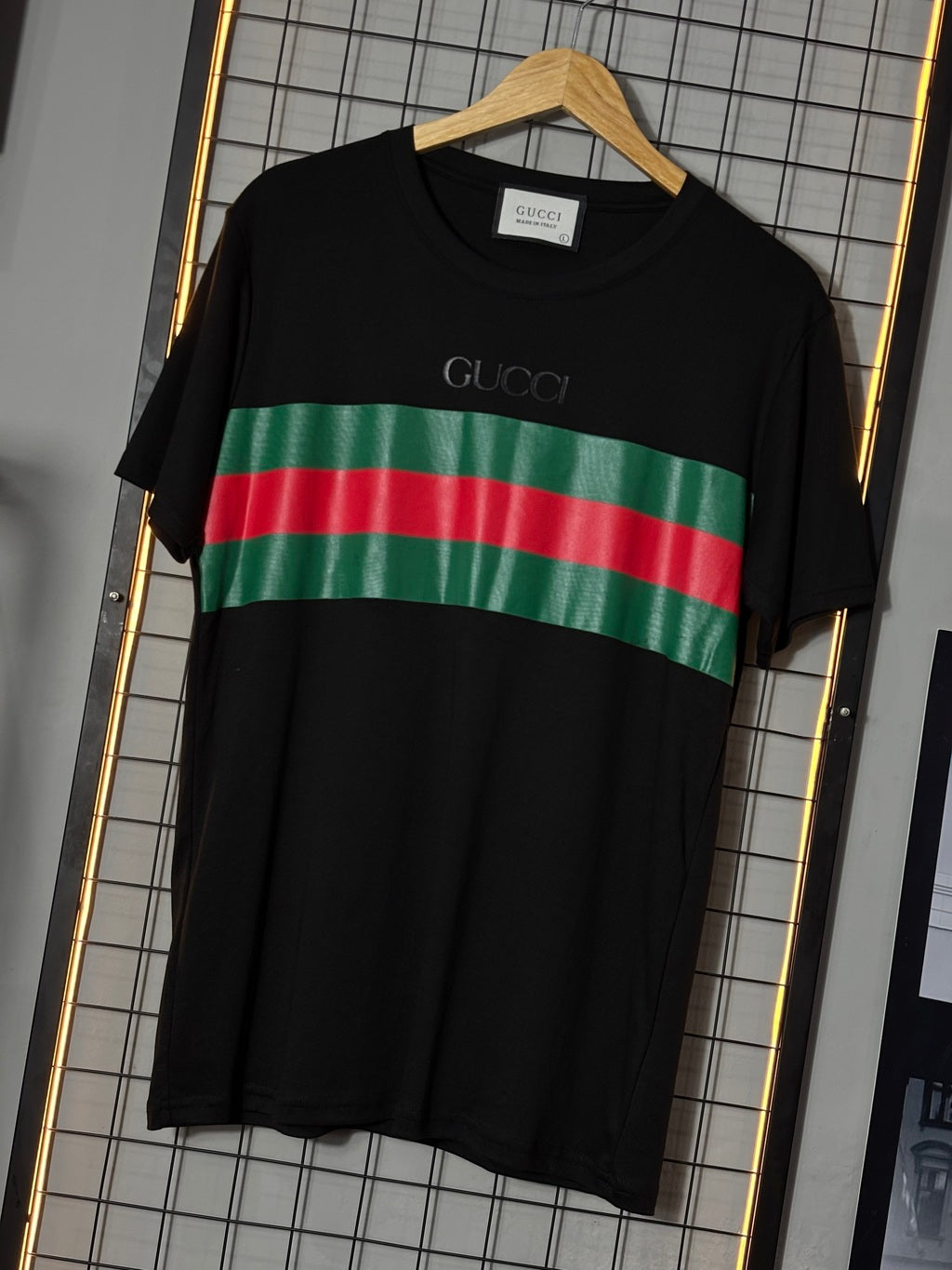 Camiseta Gucci Faixa PRT