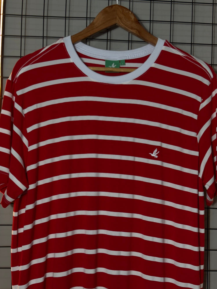 Camiseta Brooksfield - Vermelha/Branca