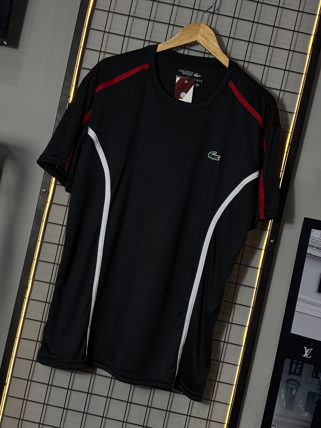 Camiseta Lacoste Sport - Preta