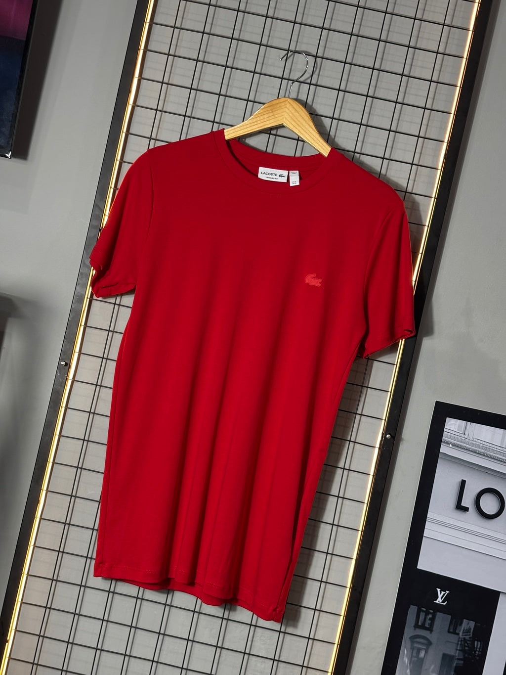 Camiseta Lacoste Monoc. - Vermelha