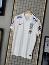 Camiseta Seleção Brasileira Treino Branca