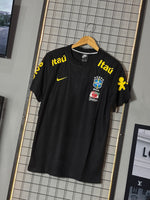 Camiseta Seleção Brasileira Treino Preta