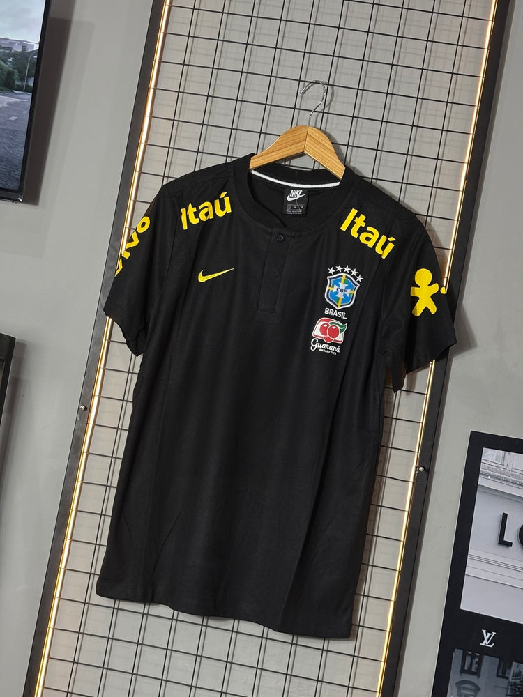 Camiseta Seleção Brasileira Treino Preta