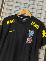 Camiseta Seleção Brasileira Treino Preta