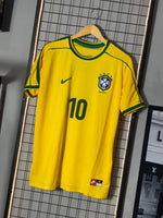 Camiseta Seleção B. RONALDINHO 1998 - Retrô