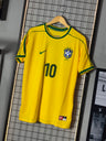 Camiseta Seleção B. RONALDINHO 1998 - Retrô