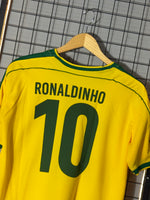 Camiseta Seleção B. RONALDINHO 1998 - Retrô