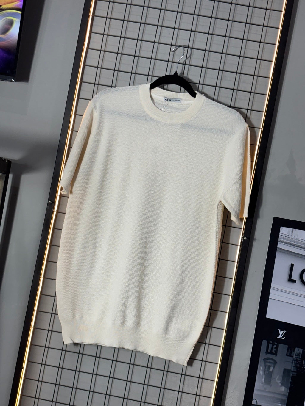 Camiseta Zara Texturizada CRM