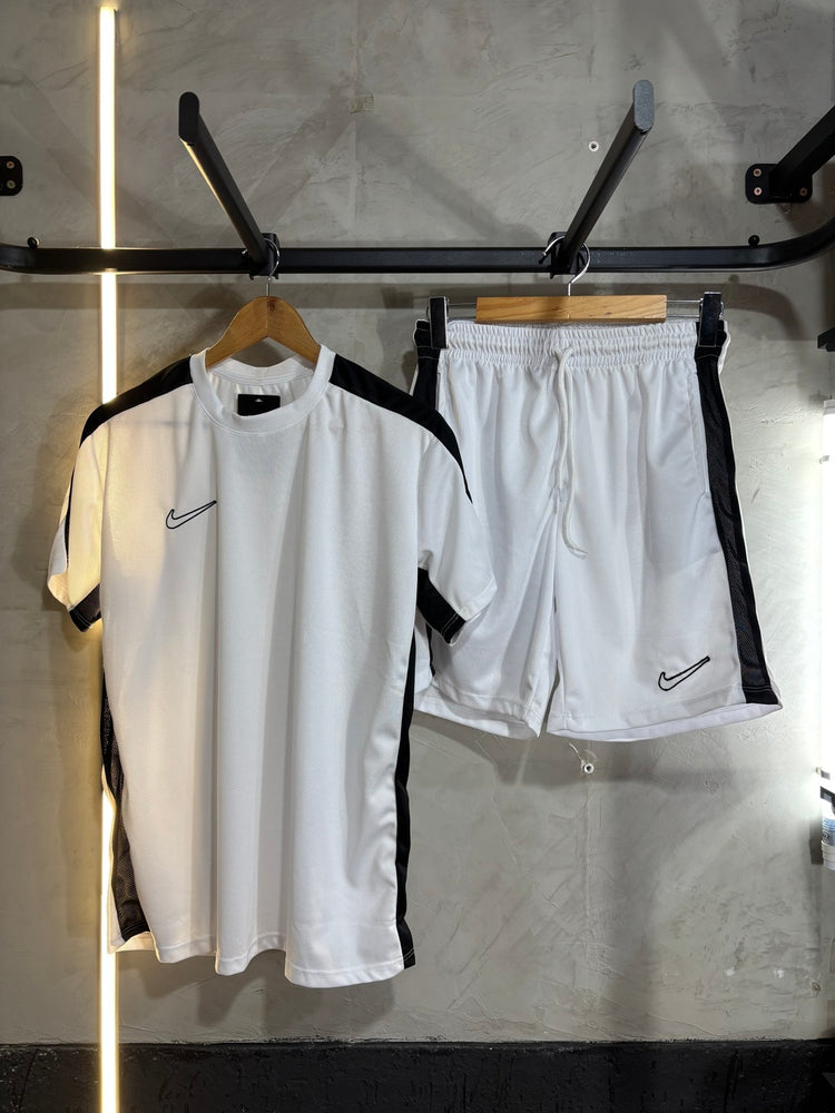 Conjunto Nike Academy - Branco/Preto