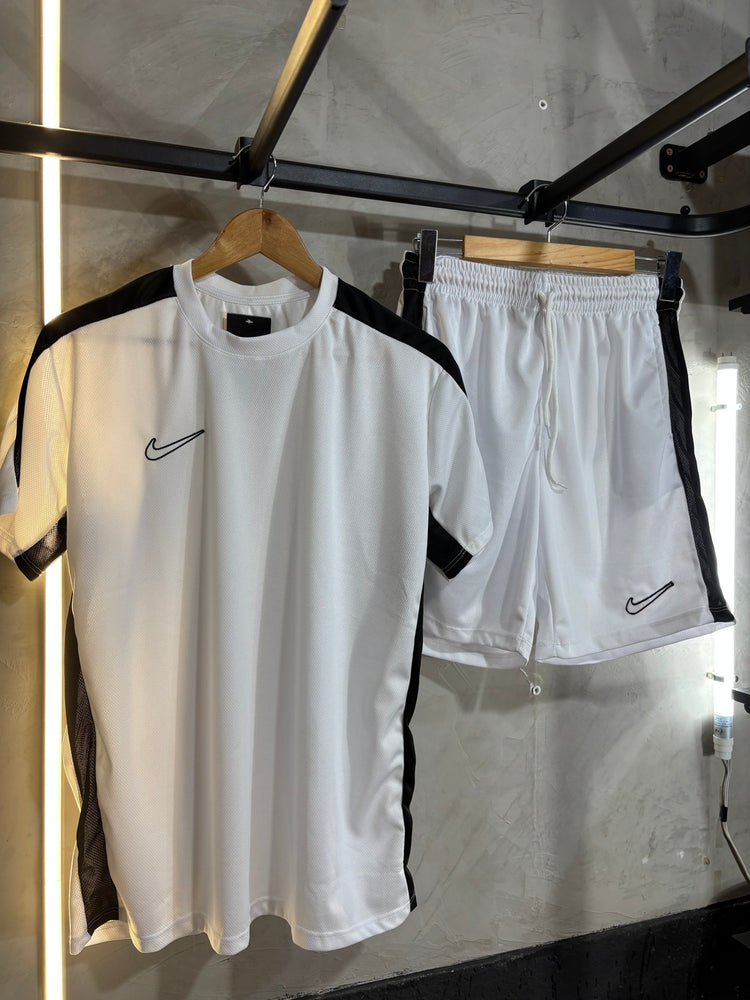 Conjunto Nike Academy - Branco/Preto