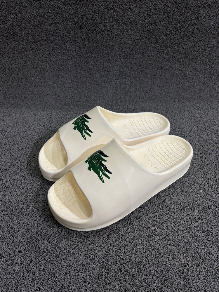 Chinelo Lacoste Slide Serve 2.0 - Off White