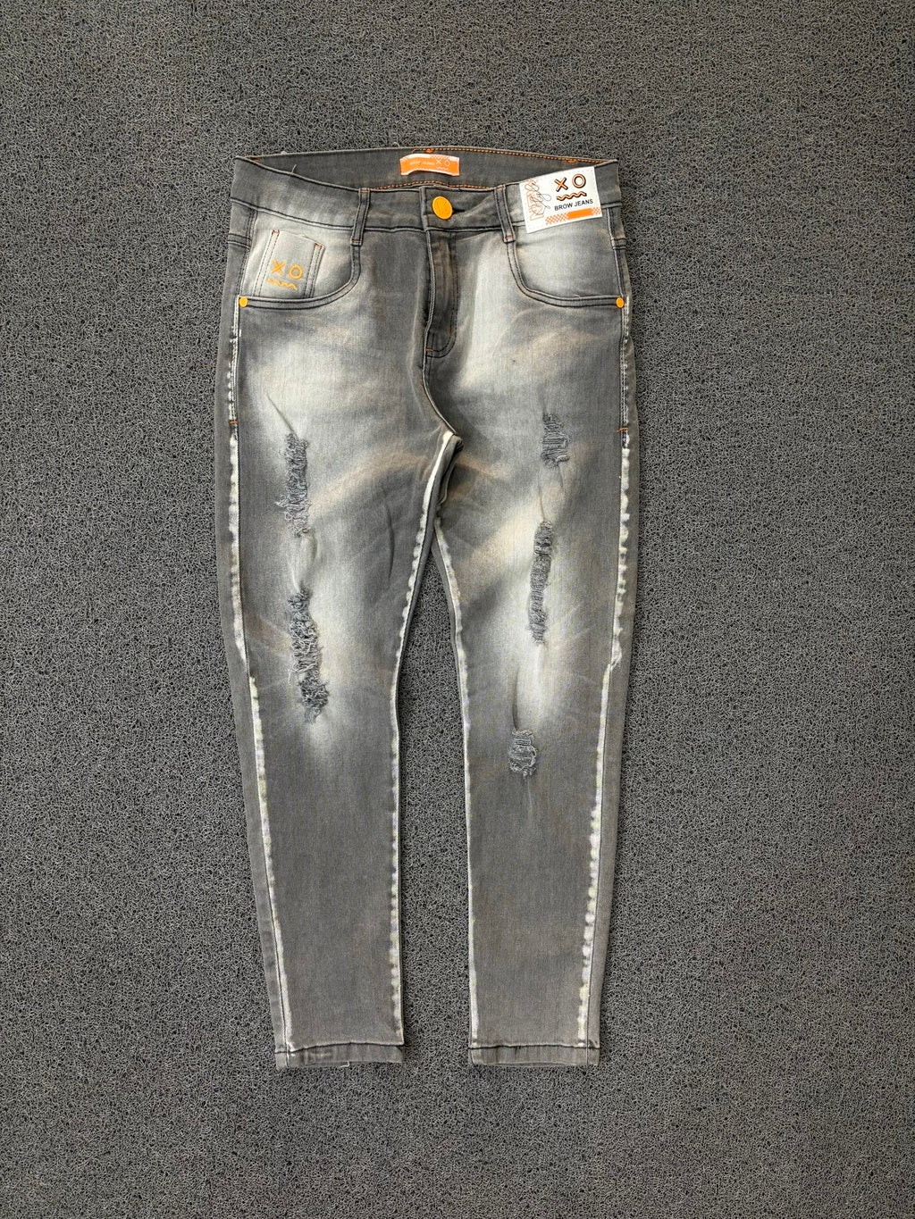 Calça Jogador Cinza Brow Jeans LRNJ