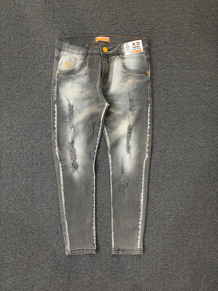 Calça Jogador Cinza Brow Jeans LRNJ