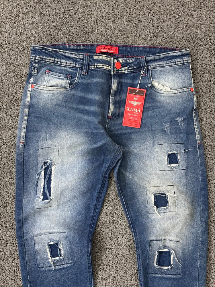 Calça Jogador Jeans Quad - Denim 1996