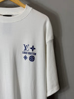 Camiseta Louis V. Off White - Oversized