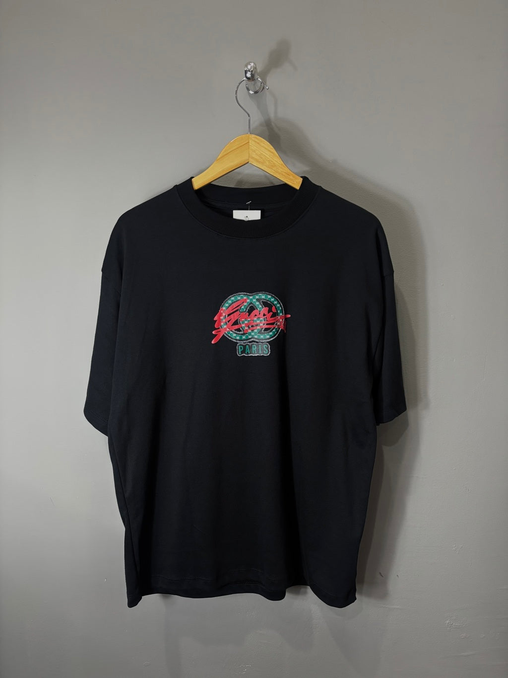 Camiseta Gucci Preta - Oversized
