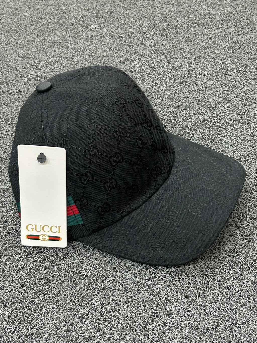 Boné Gucci Preto - Faixa