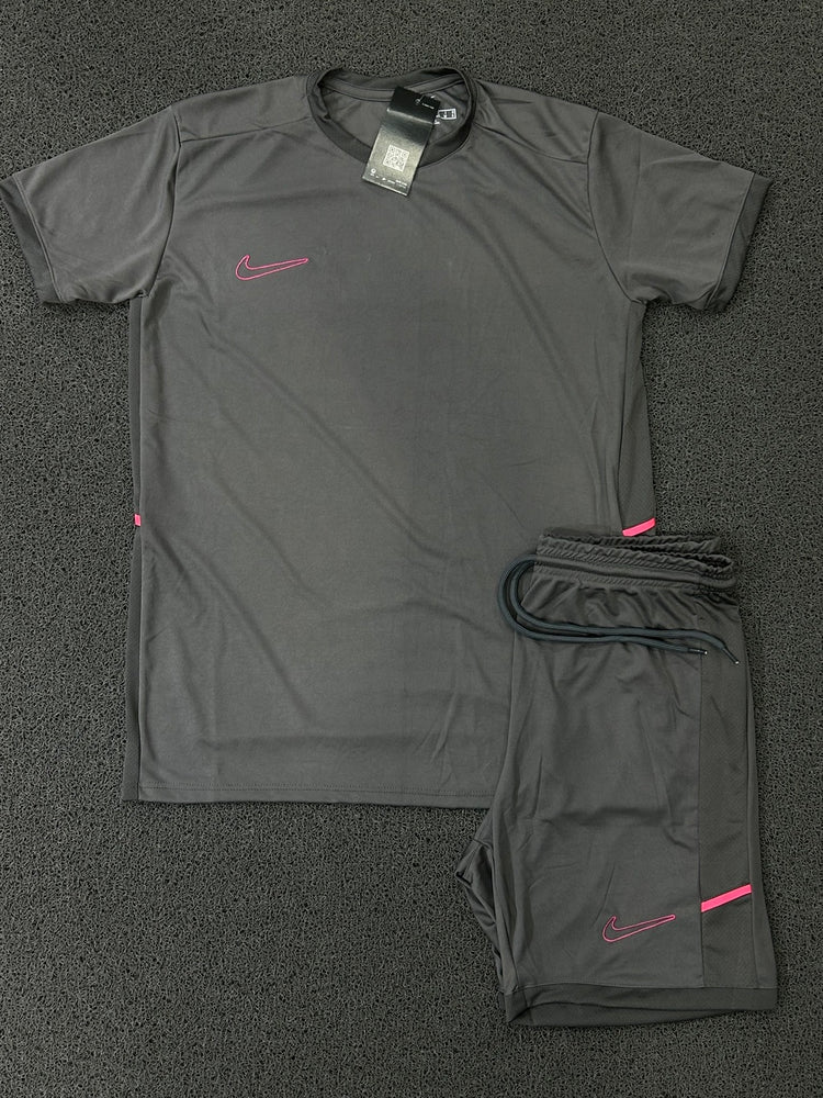 Conjunto Nike Academy - Cinza/Rosa