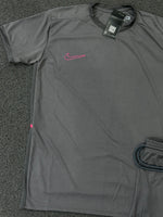 Conjunto Nike Academy - Cinza/Rosa
