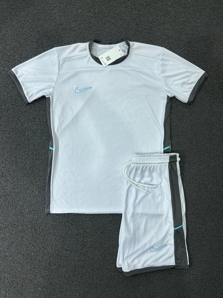 Conjunto Nike Academy - Branco/Cinza