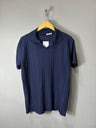 Polo Italiana Texturizada II - Azul Marinho