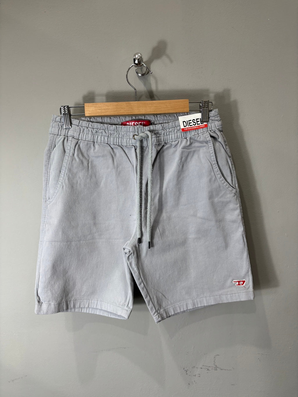 Bermuda Sarja Diesel - Cinza