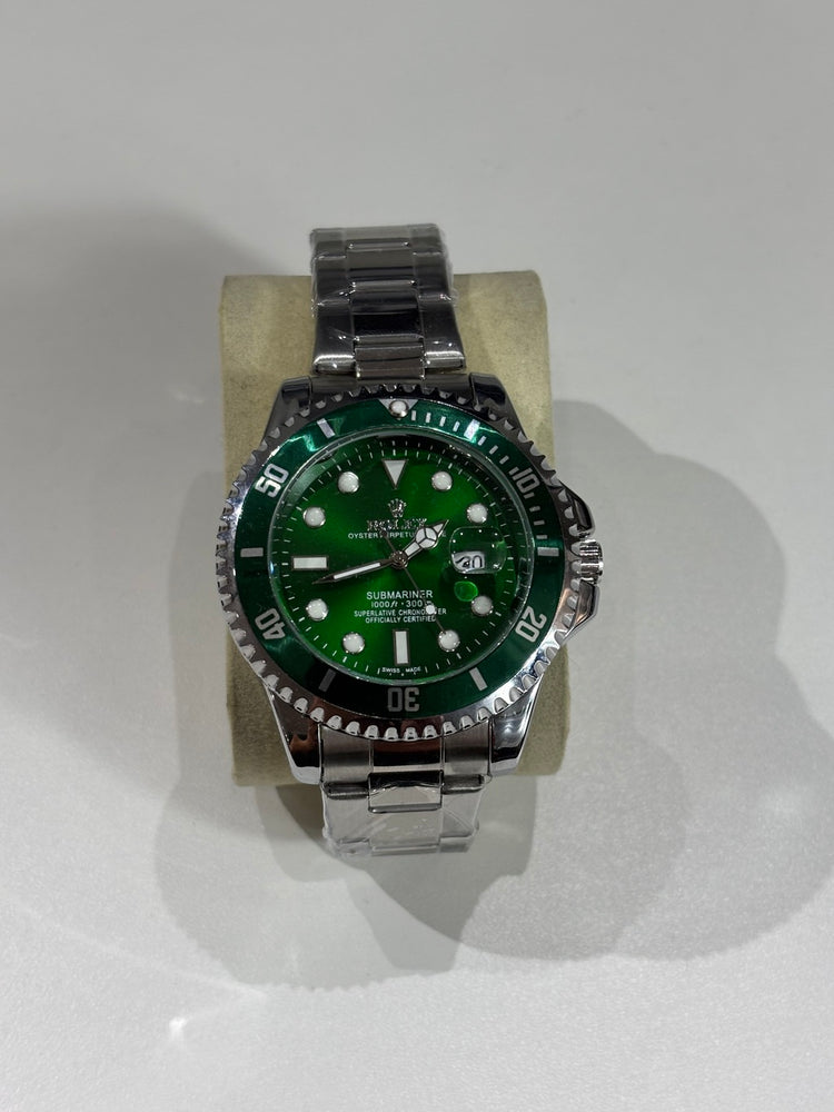 Relógio Rolex Silver/Green
