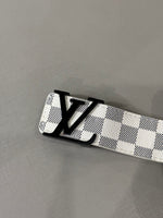 Cinto LV Off White/Black