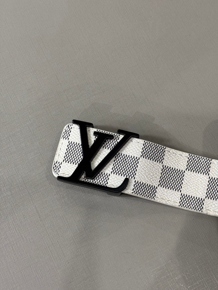 Cinto LV Off White/Black
